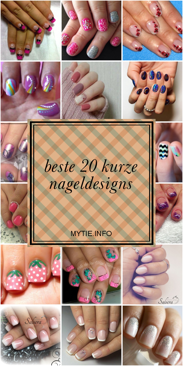 Beste 20 Kurze Nageldesigns